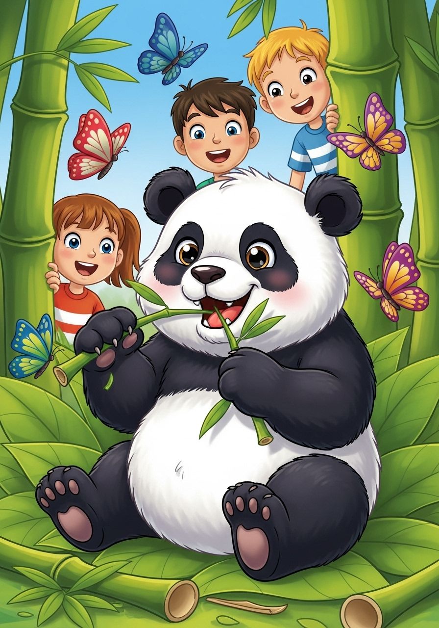 Which animal eats bamboo?