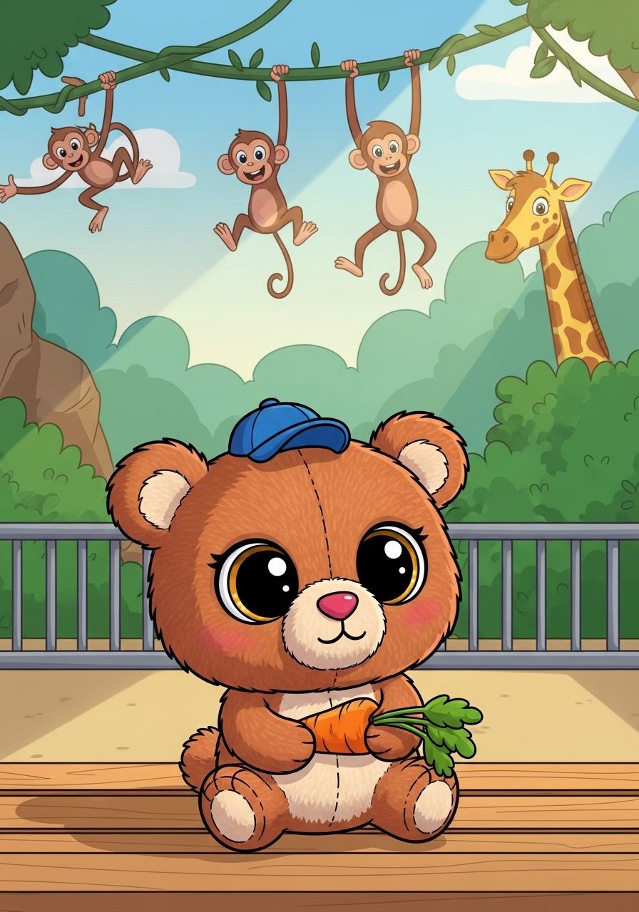 What do you like to buy at the zoo gift shop? — 1.  A cute toy
2.  A colorful postcard 
3.  A tasty snack
