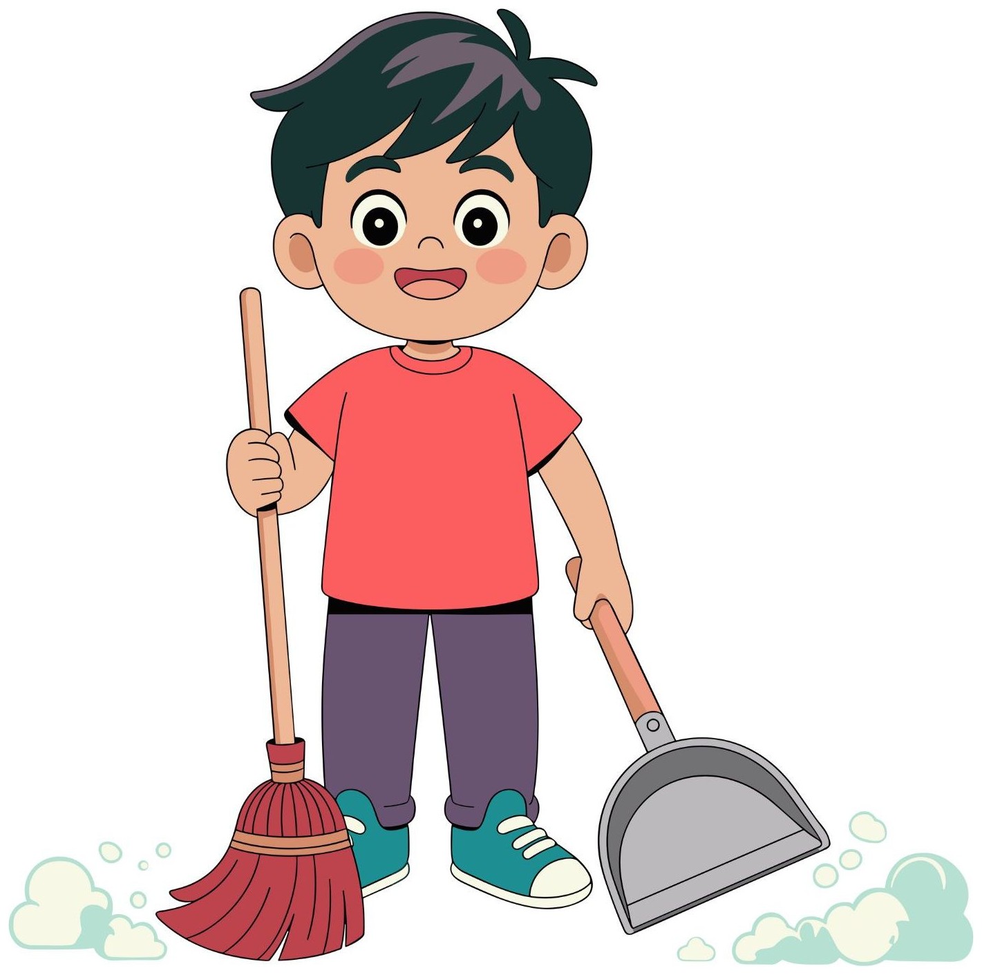 Do you like to cook or clean? — I like to____.
1. Cook
2. Clean
