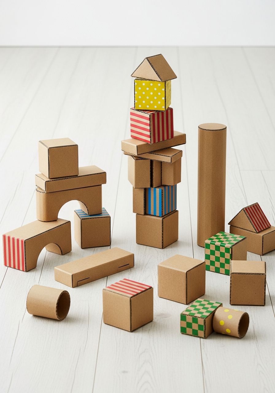 Cardboard blocks