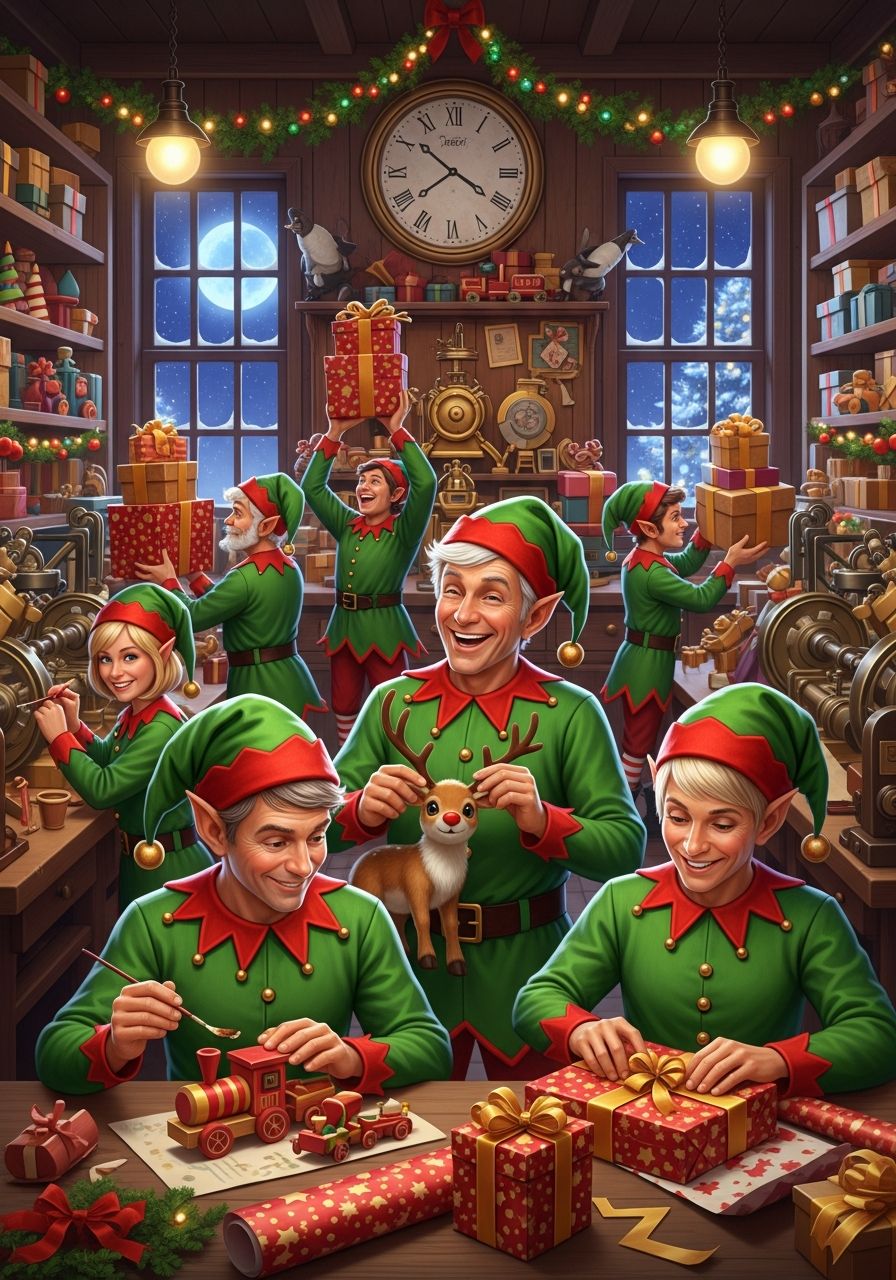The __________ helps Santa make toys