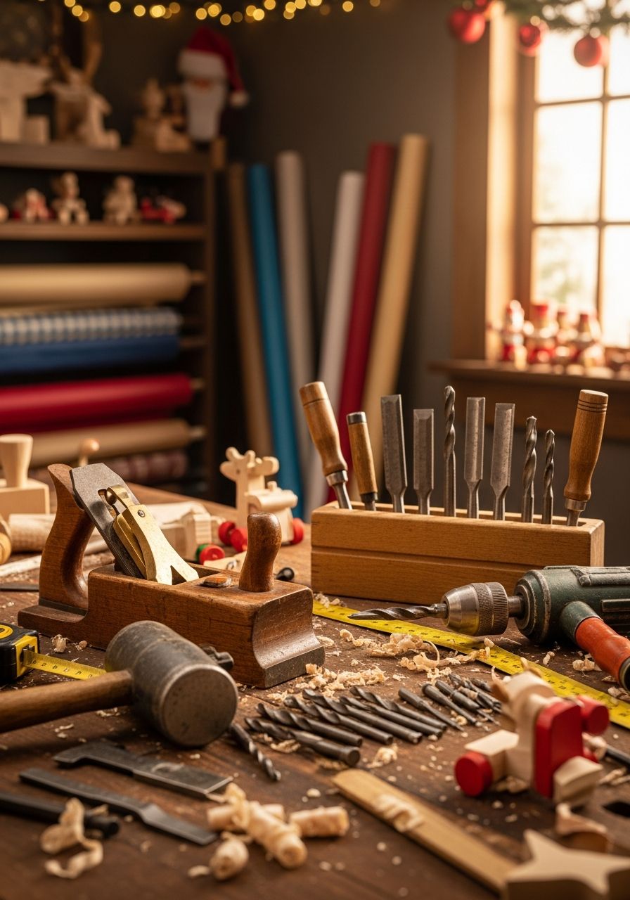 The elves use __________ to fix toys