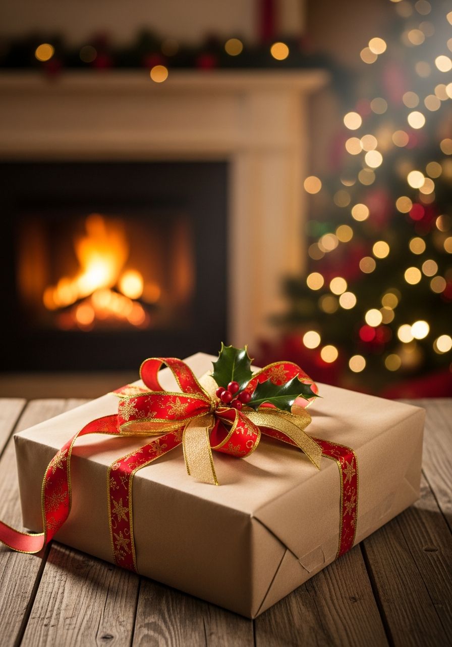 Santa puts presents in a __________