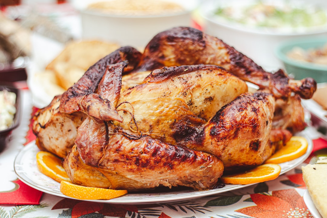 Cooked turkey