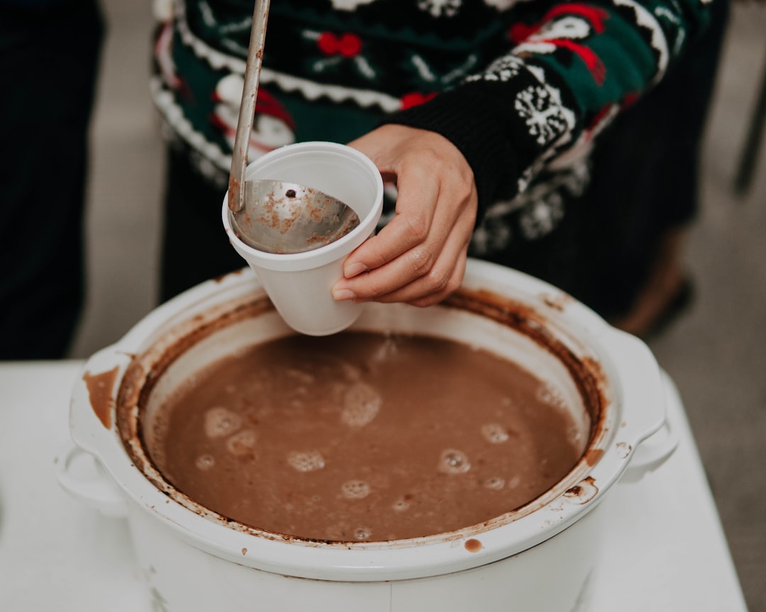 Hot chocolate stand