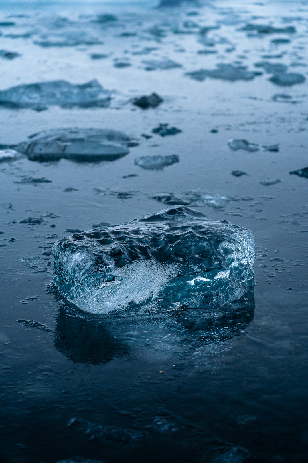 Melting ice