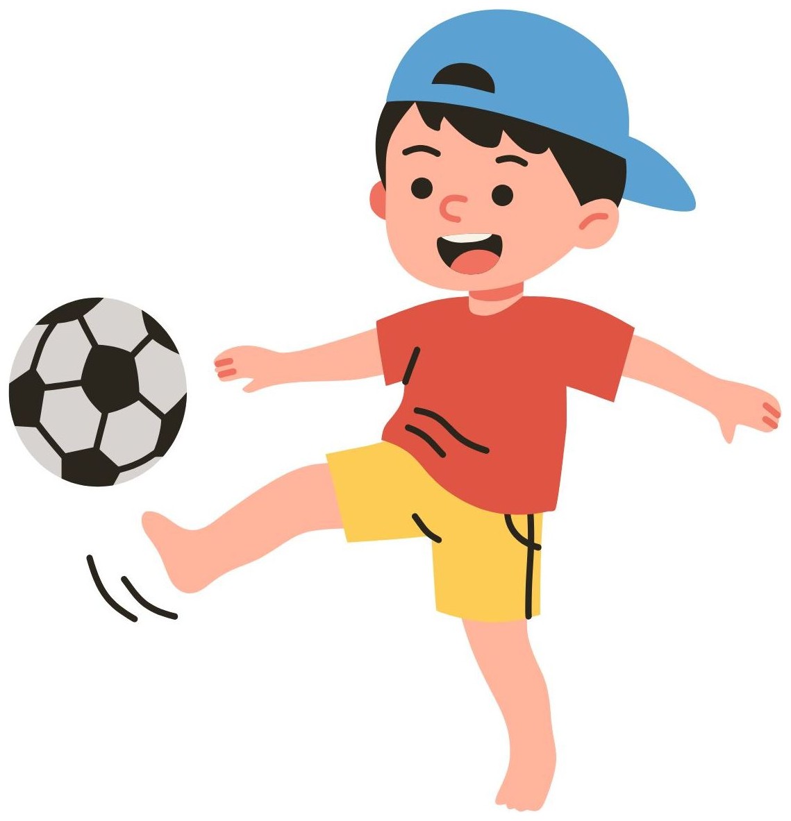 Kick a ball