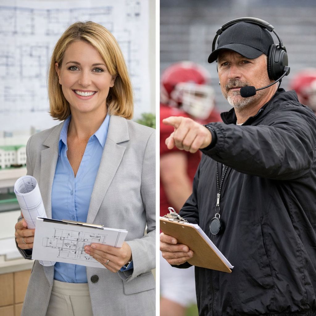 Who works with people? A coach or an architect?