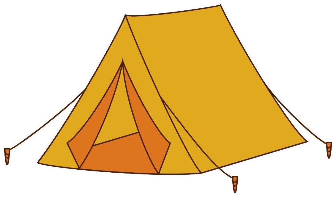 What can you see? — I can see____.

A car
A tent