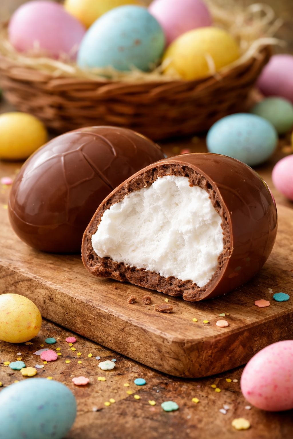 Marshmallow egg