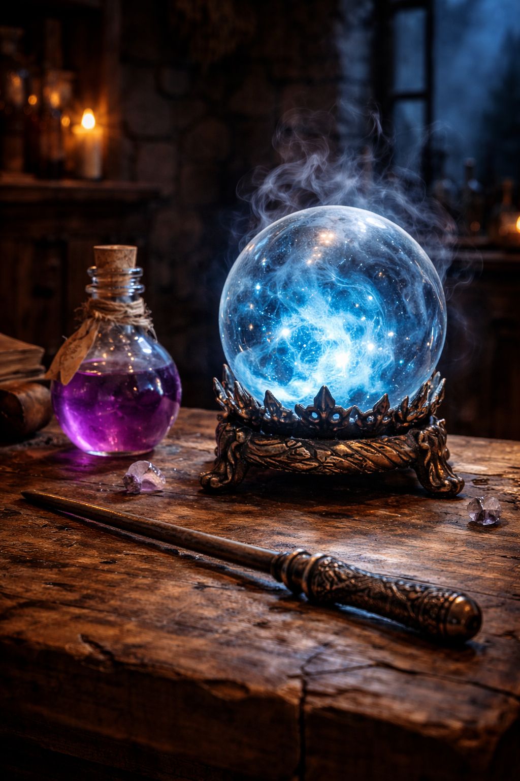 What magical things can you see? — I can see a __.