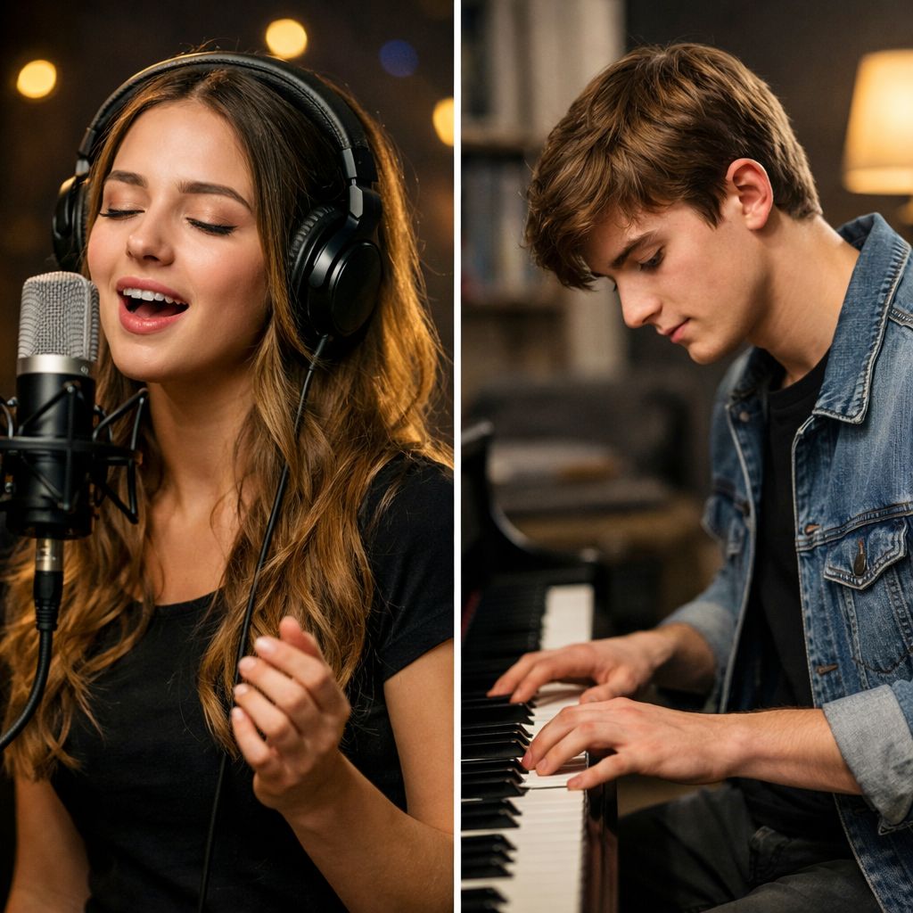 Which is more interesting: singing or playing instruments?