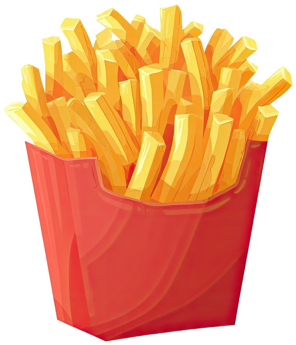What do you see: rice or fries? — I see _.