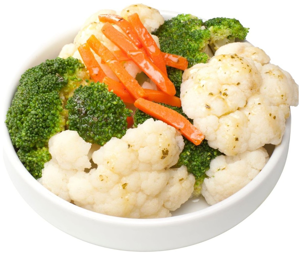 Steamed vegetables
