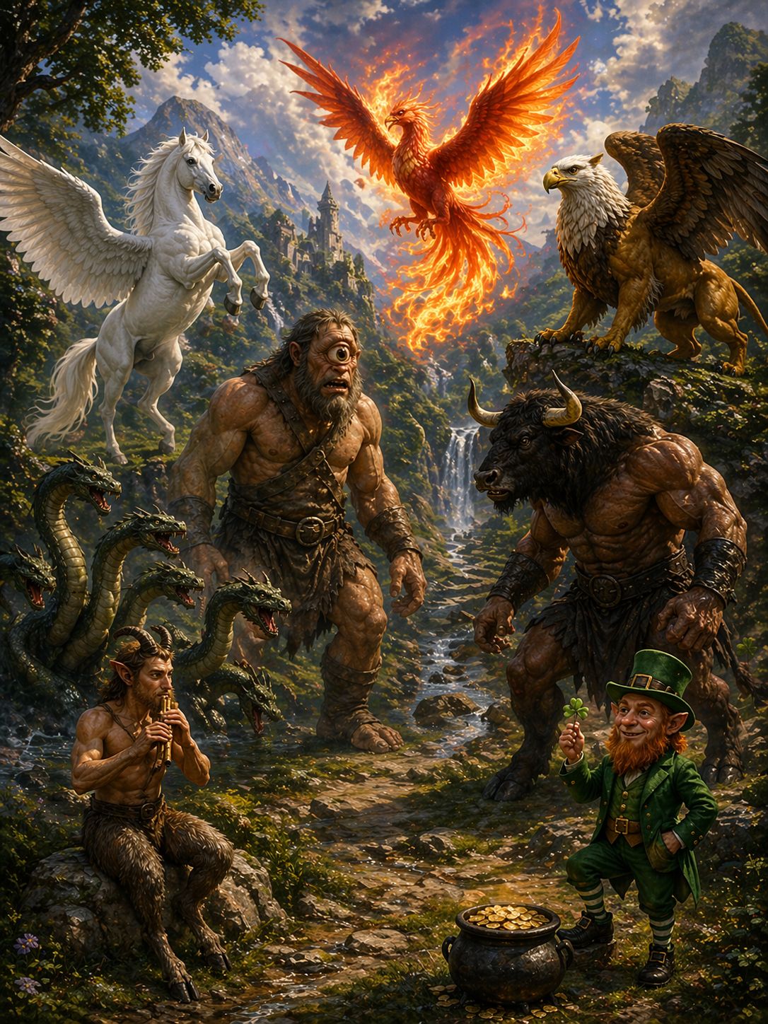 Are mythical creatures real? — - Yes, they are real.
No, they are not real.