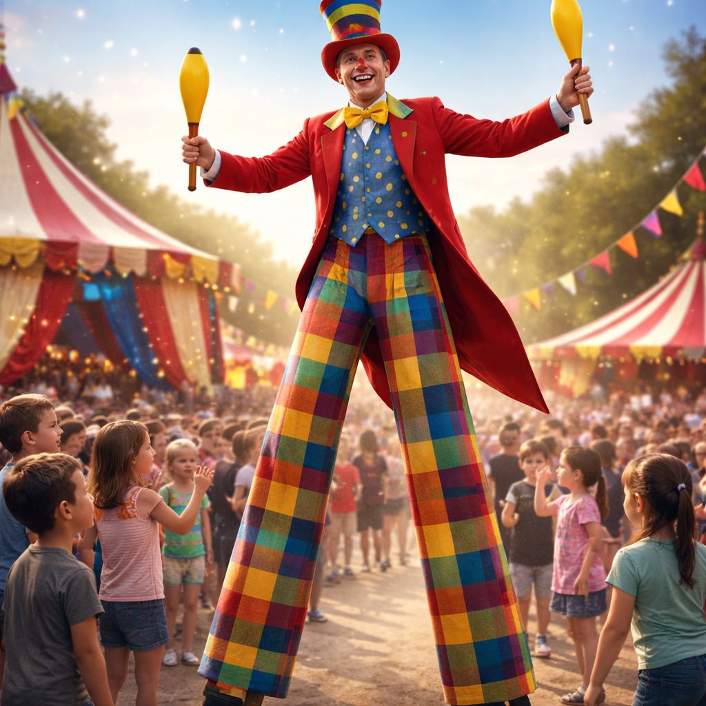 Stilt walker