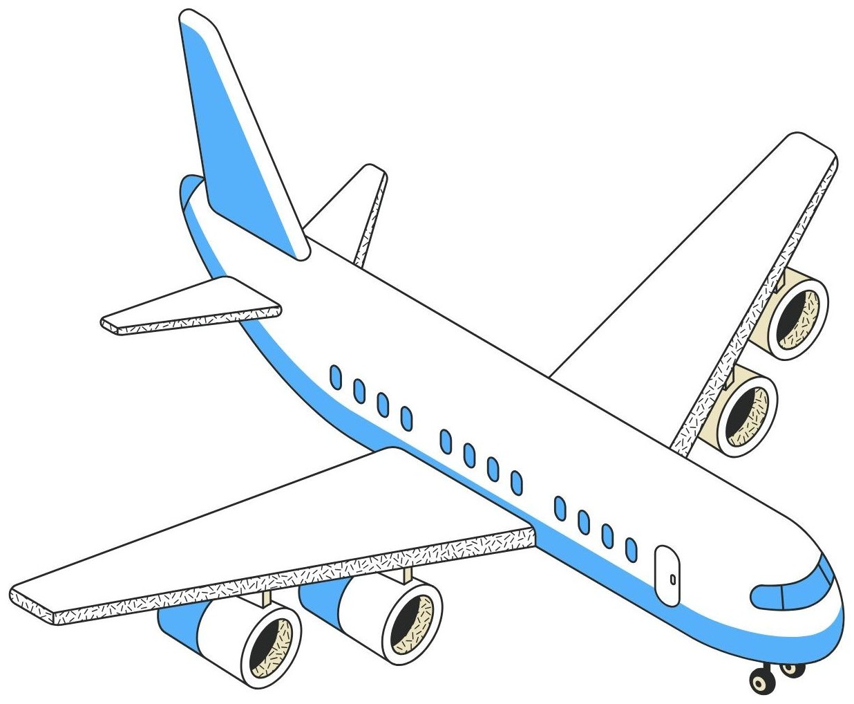 Do you like airplanes? — - Yes, I do.
No, I don't.