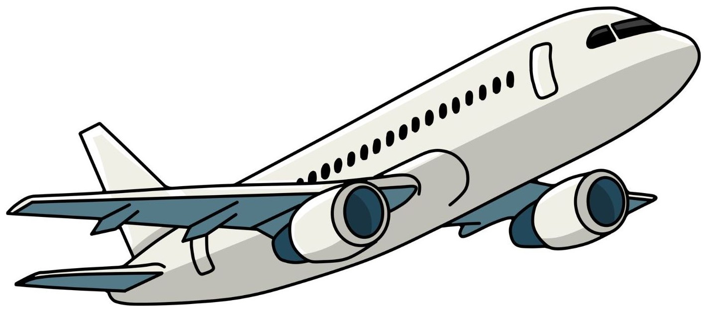Is an airplane big or small? — An airplane is __.