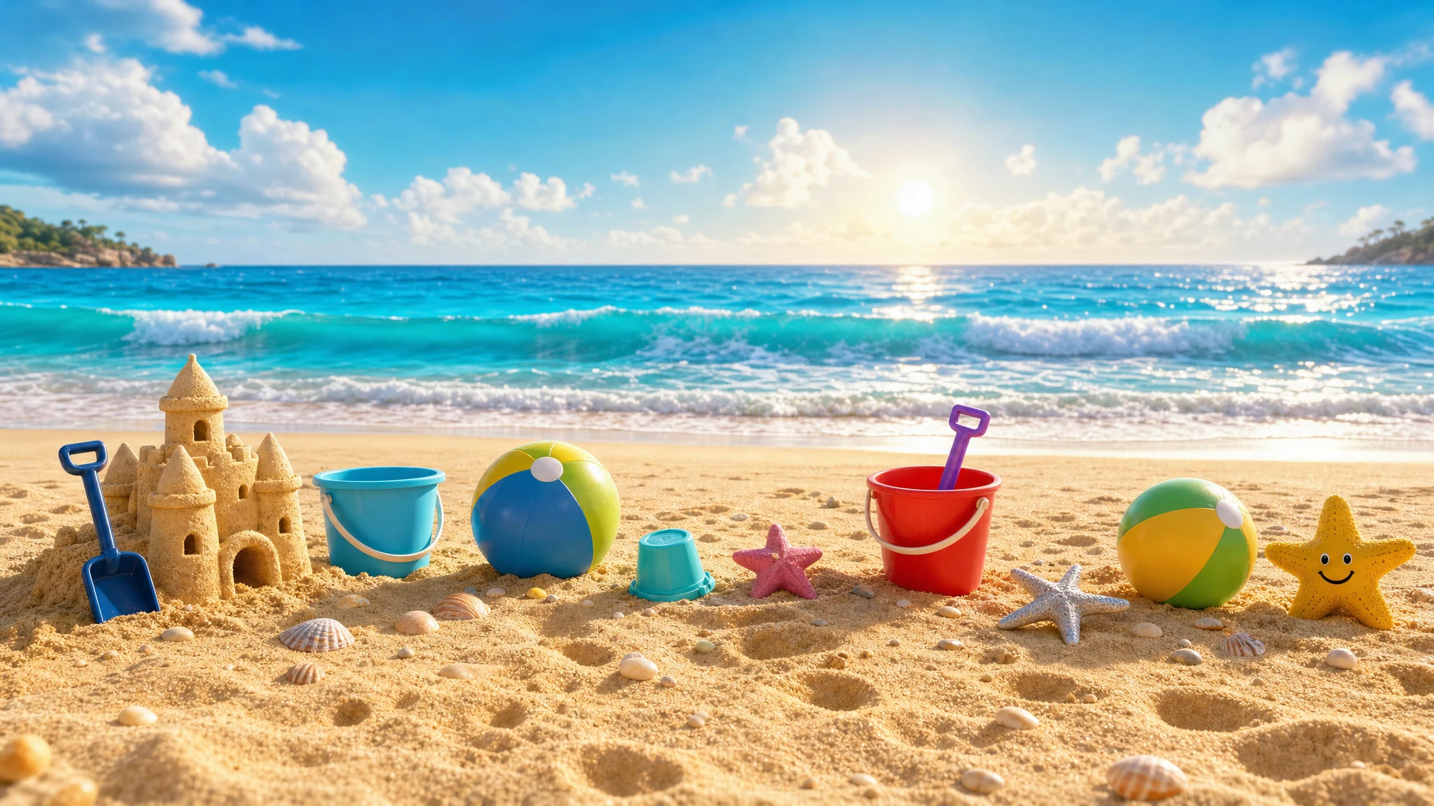 Nad morzem — pierwsze angielskie zdania o plaży