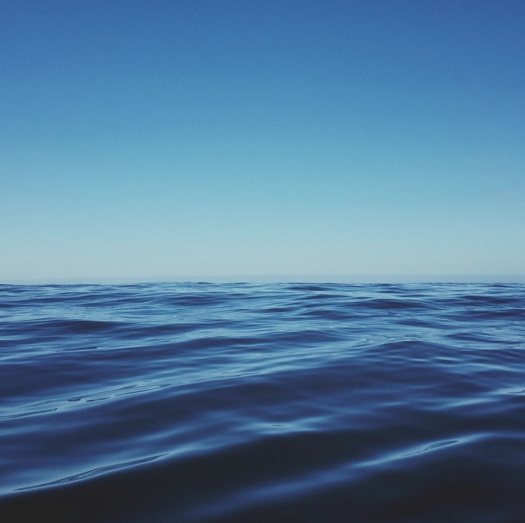 What do you see first: the sea or the sky?