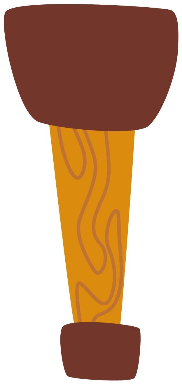 Wooden leg